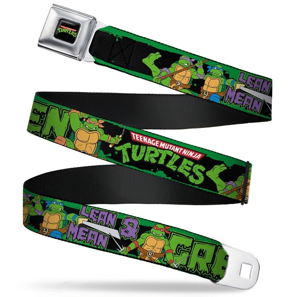 9921 Nickelodeon Buckle-down Seatbelt Ninja Turtles Wnt030 Belt